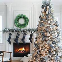 1PC 7.5 M 2.95 Inch Garland Foliage Green Leaves Artificial Wreath Fake Vine For Wedding Party Wall Crafts Home Decor - Green 1 - View 9