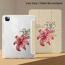波點、百合與其他圖案彩繪效果平板保護殼附支架，適用於 Honor 8/9/10/X8/X8A/X9/X8Pro/X9Pro 及其他機型 / MatePad SE 11 吋 / MatePad 11 吋 / 11.5 吋 / MatePad Pro / Apple 10 代/11 代 2025 (A16) / Galaxy Tab A7/A9 及其他熱門機型 - 款式20 - 查看 6