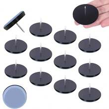 16Pcs Furniture Leg Sliders Pads With Nail Feet Furniture Moving Gliders Mover Floor Protector For Tables Sofas Recliners - Default - View 7