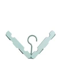 4pcs Foldable Multi-Clip Sock Hanger Portable Travel Non-Slip Magic Clothes Rack Multifunctional Underwear & Socks Drying Rack For Home Laundry Organization Space Saving Storage Camping Hotel Dormitory Easter Spring Cleaning Gifts - Multicolor - View 11