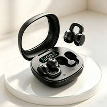 Open‑Ear Clip‑On TWS Wireless Earbuds, V5.4 Bluetooth Sports Earphones, Digital LED Power Display Charging Case, Directional Sound Leak‑Proof, HiFi Stereo Sound, Touch Control, Open‑Clip Comfort Fit For IOS & Android Devices - View 2