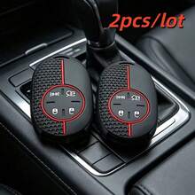 2pcs Durable Remote Car Key Case Cove For Fiat 500 500E EV Ducato Panda Car Romote Key Caps Holder - Multicolor - View 6