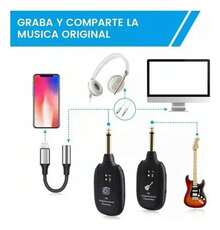 A8 Sistema Transmisor Y Receptor Inalambrico Guitarra Uhf - 1 - Ver 5