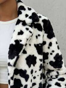 Women Coats - Black and White - View 5