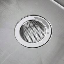 2 Packs Stainless Steel Kitchen Sink Strainer, Large Wide Rim 4.5 Inch Diameter Kitchen Sink Drain Strainer - A - View 8