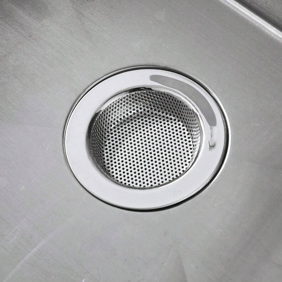 2pcs Stainless Steel Kitchen Sink Strainer, Large Wide Rim 4.5 Inch Diameter Sink Drain Filter - A - View 1