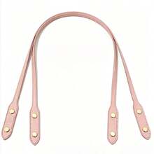 3pcs Synthetic Leather Shoulder Strap + 26cm Bag Bottom - Straight Rivet Design, Suitable For Handmade Crafts And Bag Repair Replacement, Such As Woven Bags, Shoulder Bags And Other Wallet Straps, DIY Wallet Making Optional Random Color Set, Handmade Bag Accessories, Wallet Making Materials - Multicolor - View 12