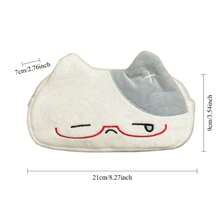 1pc New 3D Crying Cat Face Pencil Case, Cute Large Capacity Student Stationery Bag, Suitable For Pencils, Sticky Notes And Markers; Fashionable, Exquisite And Soft Makeup Bag; Creative Portable Daily Storage Bag, Suitable For Small Personal Items - Cat - View 6