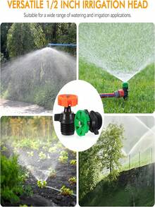 3-Color Rotating Garden Sprinkler, 360° Adjustable Rotating Water Nozzle, Suitable For Lawn, Yard And Plant Irrigation - Multiple Styles - View 7