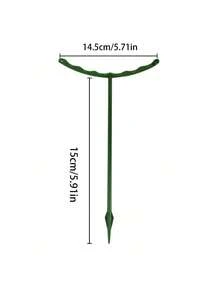 4pcs/8pcs Garden Plant Support Stakes Plastic Semi-Circular Hoop Flower Pot Climbing Plant Rack Peony Flower Stand - Christmas Cactus Support Stand - View 3