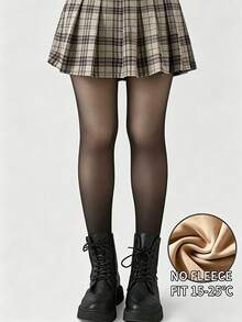 1 Pair Thickened Warm Girls' Tights, Autumn High Waist Elastic Slim Fit Thickened Tights, Comfortable And Breathable (Suitable For 5-15°C) - Multicolor - View 27