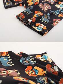 1 Pc Men's Boxer Briefs, Soft Skin-Friendly Fabric, Cute Cartoon Dachshund Dog Print Underwear, Fun Animal Pattern Daily Wear For Dog Lovers - Multicolor - View 5