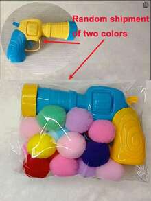 Interactive Launcher Cat Toy Set, Suitable For Cats And Dogs, Indoor Training Shooting Interactive Toy Gun Set, Silent High Elasticity Ball Launcher, Includes 1 Launcher And 20/50 Plush Balls, Suitable For Indoor Cat Use, Soft Colorful Plush Ball Launcher Toy, Suitable For Indoor Kitten Chasing And Playing, Relieve Boredom Pet Interactive Toy. - View 10