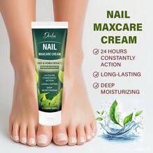 60g Nail Care Cream, Containing Aloe Leaf Extract, Hyaluronic Acid And Tea Leaf Extract, Deeply And Long-Lasting Moisturizing, Strengthening Nails, Easily Absorbed, Suitable For All Skin Types - 1PC - View 3