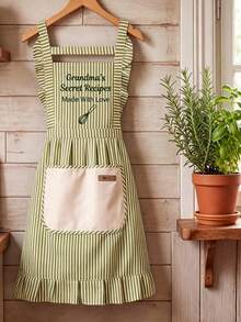 Customizable Name Logo Chef Cooking Kitchen Apron, Personalized Waterproof Kitchen Apron, Customizable Logo Pattern Name Chef Cooking Apron, Perfect Gift For Mom, Husband, Girlfriend, Boyfriend, Father's Day, Valentine's Day, Mother's Day, Birthday, Anniversary, Graduation, Wedding, Unique Decorative Reusable Multi-Functional High Quality Soft Comfortable Cute Fashion - Multicolor - View 6