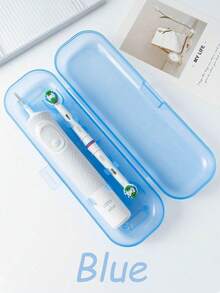 1pc Travel Electric Toothbrush Storage Box, Portable Toothpaste Storage Box, Minimalist Toothpaste Storage Box, Portable Toothpaste Box, Toothbrush Head Storage, Suitable For Daily Use, Travel, Camping, Home, Business, Back To School, Travel - Multiple Styles - View 12