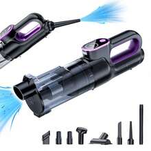 16000PA Handheld Vacuum Cleaner, 11.1V Cordless, With Crevice Nozzle And Washable Filter, Suitable For Car, Home, Office And Pet Hair Quick Cleaning, Equipped With 2500MAH Battery - Multicolor - View 10