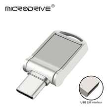 Microdrive 2‑In‑1 USB‑C USB2.0 Flash Drive, 360° Rotatable Metal Mini U Disk, Plug & Play Memory Stick For Type‑C Phone Laptop PC - View 12