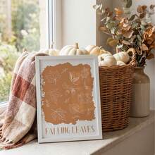 1pc Frameless Pumpkin Pattern Canvas Wall Art Cozy Fall Thanksgiving Halloween Vintage Decor For Bedroom Living Room Dorm Gift - Frameless - View 2