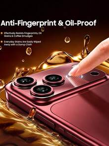 Pelindung Layar Kamera, Gaya Matte Transparan, Kompatibel dengan iPhone 18 Pro Max/18 Pro/17 Pro Max/17 Pro. Alas Lembut Tahan Gores, untuk Melindungi Lensa dan Kamera. Perlindungan Lensa Harian yang Penting, Kompatibel dengan Casing Ponsel. Isi 3 buah - Clear - View 4