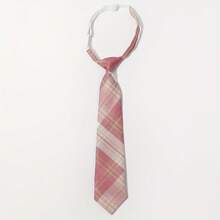 1pc Plaid British Style Tie, Versatile Fashion Accessory - Multicolor - View 11