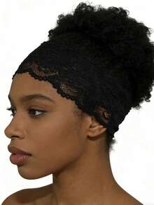 1pc Women's Lace Headband, Suitable For Daily Wear, Summer Hair Accessory, Vacation Beach Style Fashion Headband - Multicolor - View 10