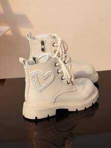 Children's Boots New Style Single Lining Anti-Slip Casual - Beige - View 7