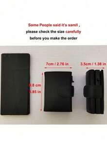 Anti-Theft RFID Wallet, PU Leather Pop Up Card Holder With Coin Pocket For Men, Slim Trifold Money Purse, Minimalist Black Smart Wallets - Multicolor - View 5