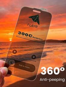 300C شفاف تمامًا بدون حواف، 300C منحني ثلاثي الأبعاد، قوس دائري كامل، تغطية كاملة، مضاد للتجسس 360°، شبكة سماعة أذن مدمجة مقاومة للغبار، أكثر مقاومة للغبار والماء، لمس فائق النعومة، حرفية ثلاثية الأبعاد منحنية دقيقة - الأسود - مشاهدة 7