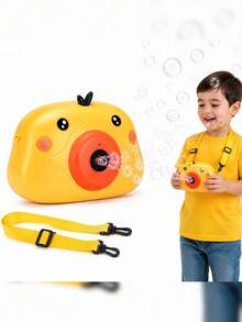 Ricolandia Bunny Toy Bubble Machine Camera Shape With Automatic Music For Children - Yellow - View 10