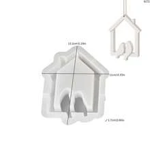 SILIKE LUFEI Love Bird Aromatherapy Plaster Ornament DIY Resin Mirror House Bird Hanging Decor Silicone Mold - Silicone Mold For DIY Crafts - Silicone Mold - View 2