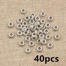 40pcs 5mm Alloy Metal Spacer Beads Stopper Charms Beads For Necklace Bracelet DIY Jewelry Making Accessories - Spacer Beads - View 7