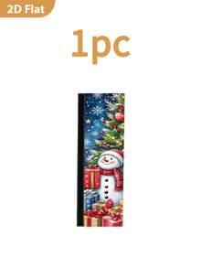 1/2Pcs Christmas Fridge Handle Covers, Christmas Tree, Snowman, Gift Box Pattern, With Hook And Loop, Suitable For Refrigerator, Oven, Microwave, Dishwasher, Christmas Holiday Kitchen Decoration - View 9