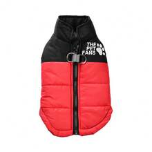 1pc Autumn Winter Warm Large Dog Jacket With D-Ring Thicken Windproof Pet Coat Winter Outdoor Clothes For Dog Suitable For Labrador Golden Retriever German Shepherd - Multicolor - View 28