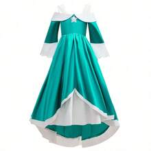 European & American New Galaxy Princess Rosalina Dress Cosplay Costume Role Play Outfit - Multicolor - View 16
