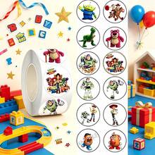 1set/500pcs Fun Adventure Cartoon Round Roll Stickers, Multi-Purpose Self-Adhesive Decorative Stickers, Novel Roll-Type Decorative Sticker Set, Diary And Bottle Decoration, Gift Labels, Scrapbook Kit, Classroom Rewards, Best Choice For DIY - Multicolor - View 5