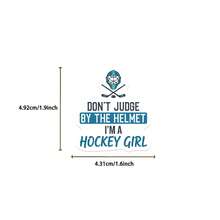 60pcs Pink Girly Hockey Stickers, Waterproof Vinyl Stickers, Suitable For Phone Case, Tablet, Laptops, Water Bottles, Journaling. - Pink - View 2