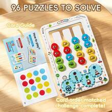Traffic Logic Matching Game, Kids Educational Puzzle Toy, Fine Motor & Logical Thinking Training, Perfect Halloween Thanksgiving Christmas Gift For Boys Girls - White - View 4