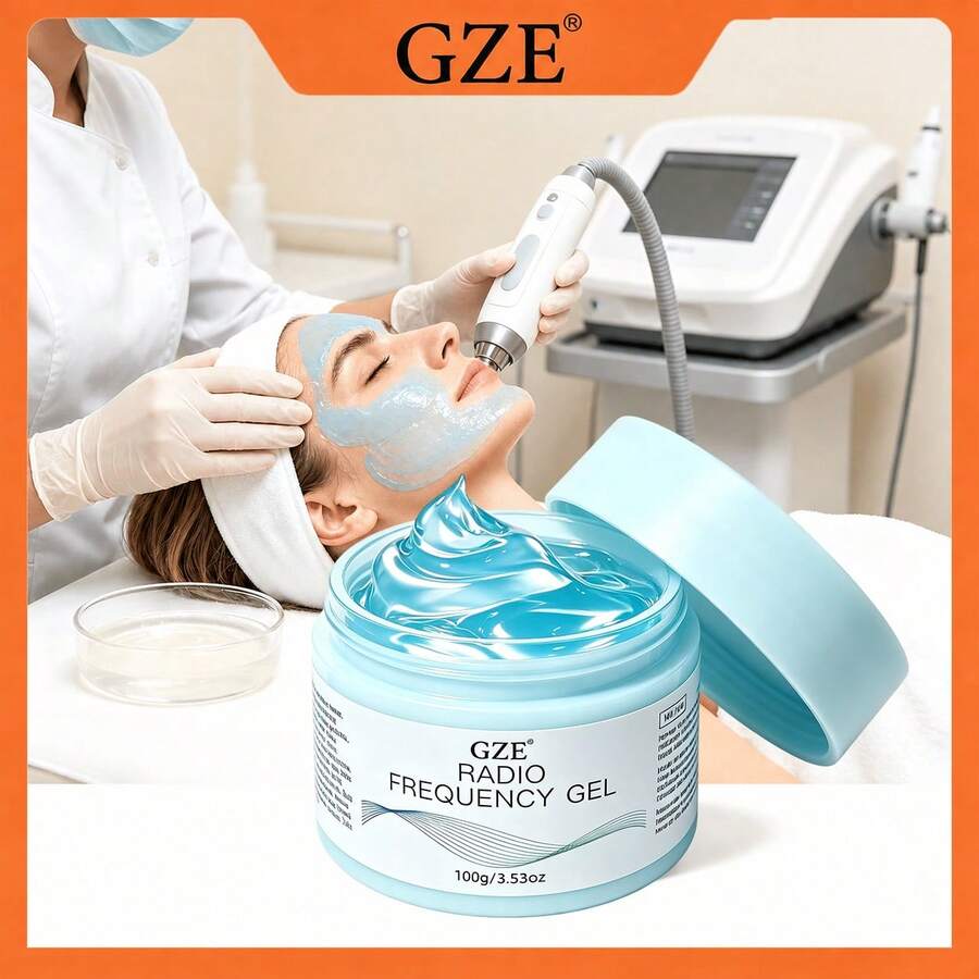 GZE RF Conductive Gel, Skin-Friendly RF Gel, Suitable For Home Beauty Devices, Smooth And Comfortable Skin Care Gel, 100g - 100g - View 1