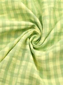 HHMC 1 lembar kain kotak-kotak vintage musim semi yang sudah dipotong, cocok untuk kerajinan DIY, patchwork, menjahit, ikat rambut, dan kain latar DIY. - Beraneka warna - View 15