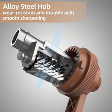 DELI Adjustable Pencil Sharpener With Long Lasting Blade Hand Crank Table Sharpeners Machine Stationery - Pencil Sharpener - View 5