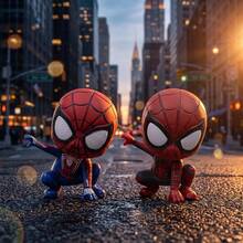 Disney 1 buah Hiasan Meja Karakter Spider-Man Kreatif, Bahan Plastik ABS, Dekorasi Karakter Marvel, Cocok untuk Dekorasi Meja Kantor Rumah, Hadiah Pesta yang Sempurna, Hadiah Liburan untuk Penggemar - Beraneka warna - View 3