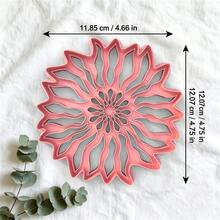 Multi-Theme Large Tray Soft Clay Cutter Set, Snowflake, Flower, Sunflower, Fish, Fruit, Architecture, Cupcake, Leaf Shaped Tray Molds, Compatible With Polymer Clay, For Making Rings, Earrings, Small Jewelry Storage Trays, DIY Handmade Decoration Ornaments, Photography Props, Creative Crafting Tools - Oversized Polymer Clay Cutter - View 17