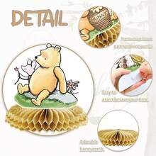 1pc/9pcs Cartoon Anime Honeycomb Desktop Decoration, Printed With Classic Cartoon Anime Character Pattern Style Decor (Balloons Not Included). Exquisite Table Centerpiece Is Ideal For Fan Gatherings, Theme Parties, Suitable For Photography Props And Fan Collectibles. Elegant Gift For Fans And Anime Enthusiasts - View 4