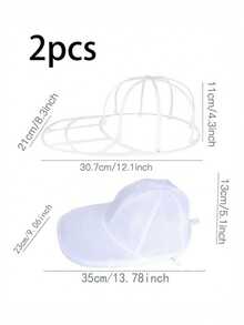 1pc Washing Machine Hat Cleaning Cage, Hat Cleaning Rack With Mesh Bag, Baseball Cap Cleaning Cage, Hat Cleaning Device, Protective Cleaning Cage, Hat Storage Organizer, Hat Cleaning Cover/Cleaning Protective Cover, Suitable For Various Hats - View 11