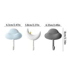 3pcs Adhesive Hooks No Drill Markless Kitchen Bathroom Dorm Door Back Wall Hooks Clothes Hooks - View 5