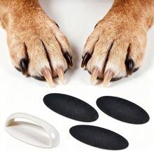 4pcs Large Dog Nail Grinder + 3 Sandpaper Sheets, Quiet Upgraded Polishing Tool, Pet Nail Care Essential, Comfortable & Home Must-Have, Suitable For Professional Pet Grooming Use - View 12