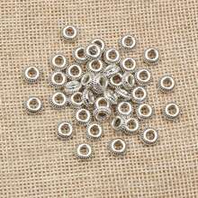 40pcs 5mm Alloy Metal Spacer Beads Stopper Charms Beads For Necklace Bracelet DIY Jewelry Making Accessories - Spacer Beads - View 4