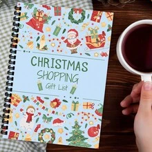 Christmas Planning & Shopping List Notebook (Santa Claus Cover Edition) - Holiday Gift & Shopping Record Manual, Includes Holiday Planning Pages, Family To-Do List And Colleague Collaboration Pages (English Version) - Compact And Portable, Easy To Use - One Size Fits All - View 6
