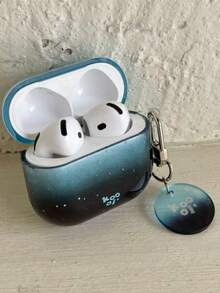 Premium Gradient Blue & Green Protective Case For AirPods 4, Pro 3, Pro 2, New Apple Earphone Cover, Women's 2nd/3rd/4th Gen Earphone Case, Korean Style - Green - View 5